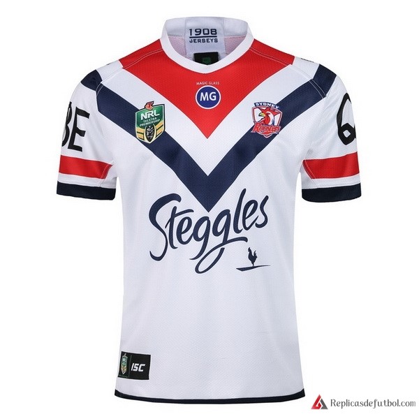 Camiseta Sydney Roosters Segunda equipación 2018 Blanco Rugby